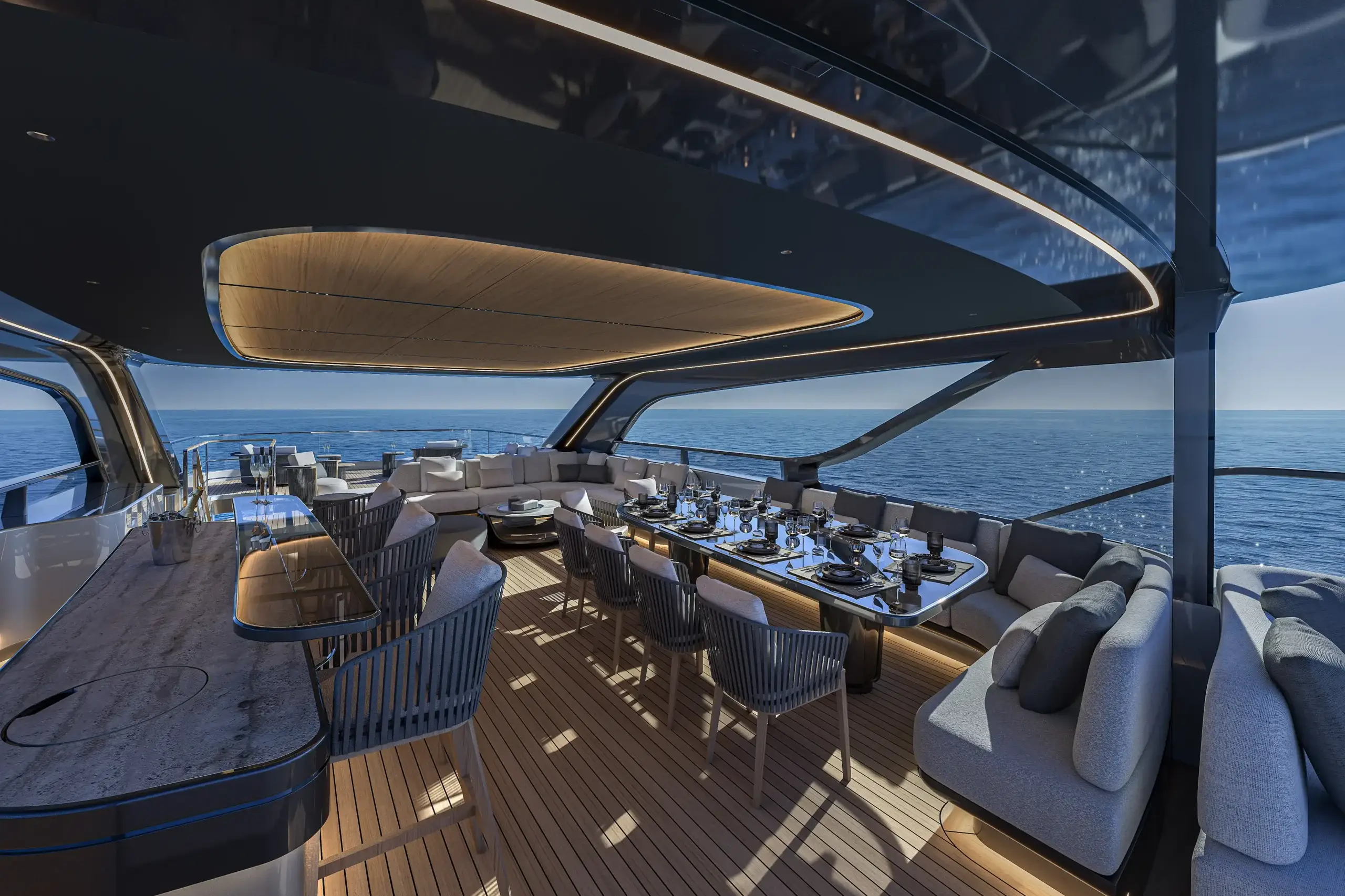 3D yacht animation for Baglietto Project 53