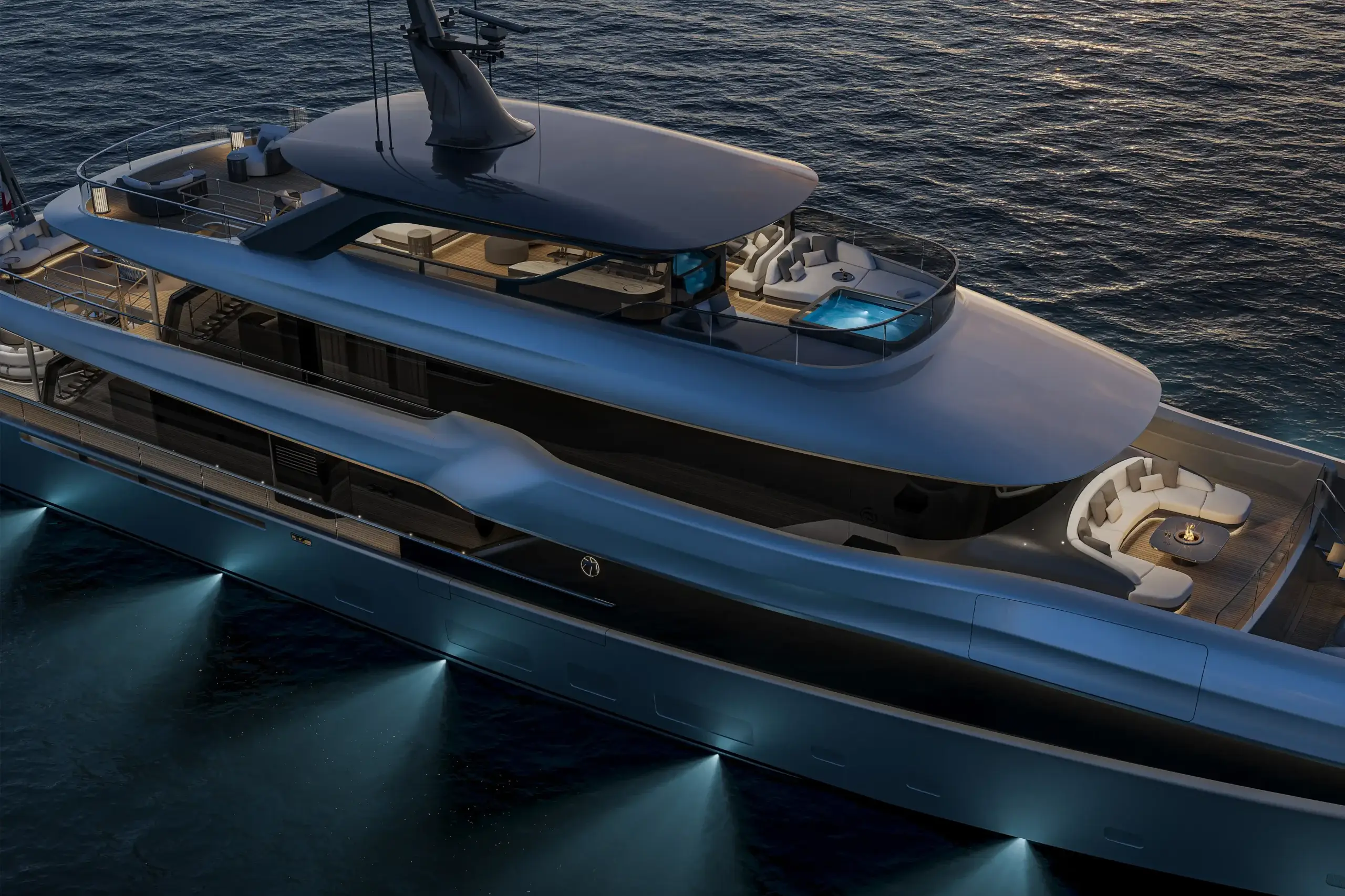 Baglietto Project 53 CGI Visualization & Yacht Animation Portfolio
