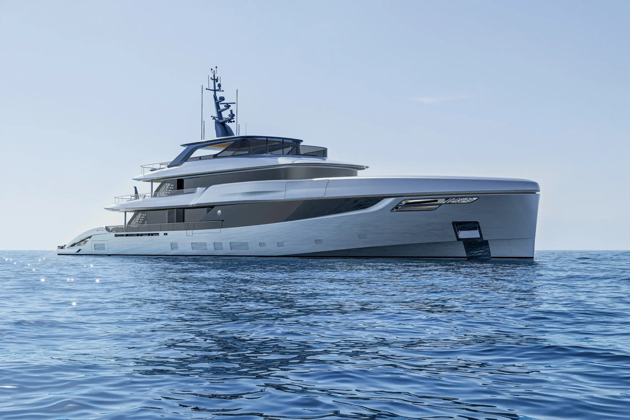 Baglietto Project 53 yacht animation