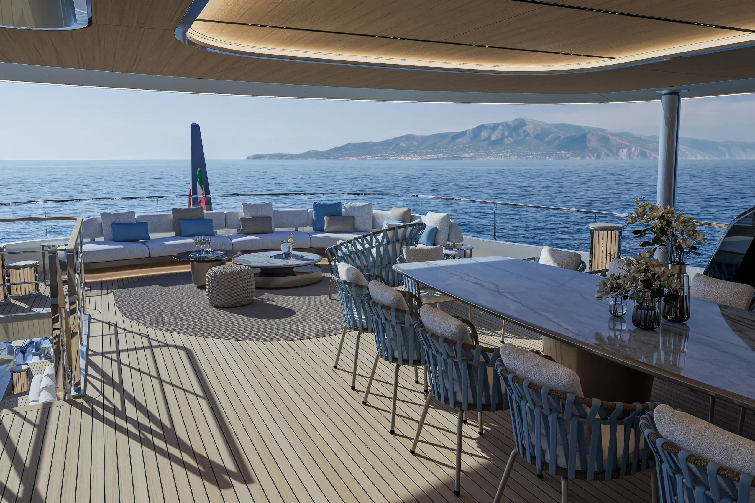 Project 53 Luxury yacht interior visualization