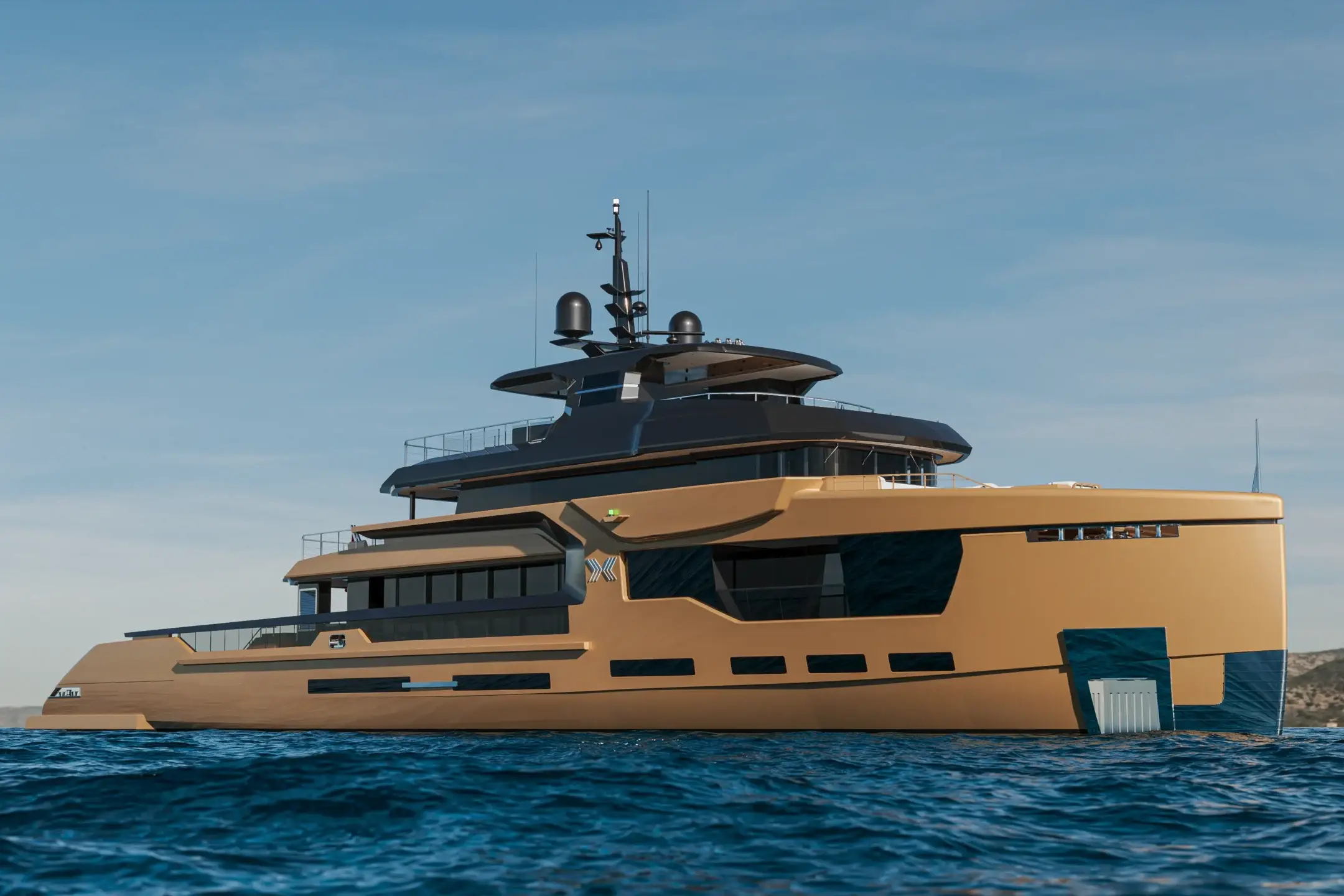RMK Petra luxury yacht visualization