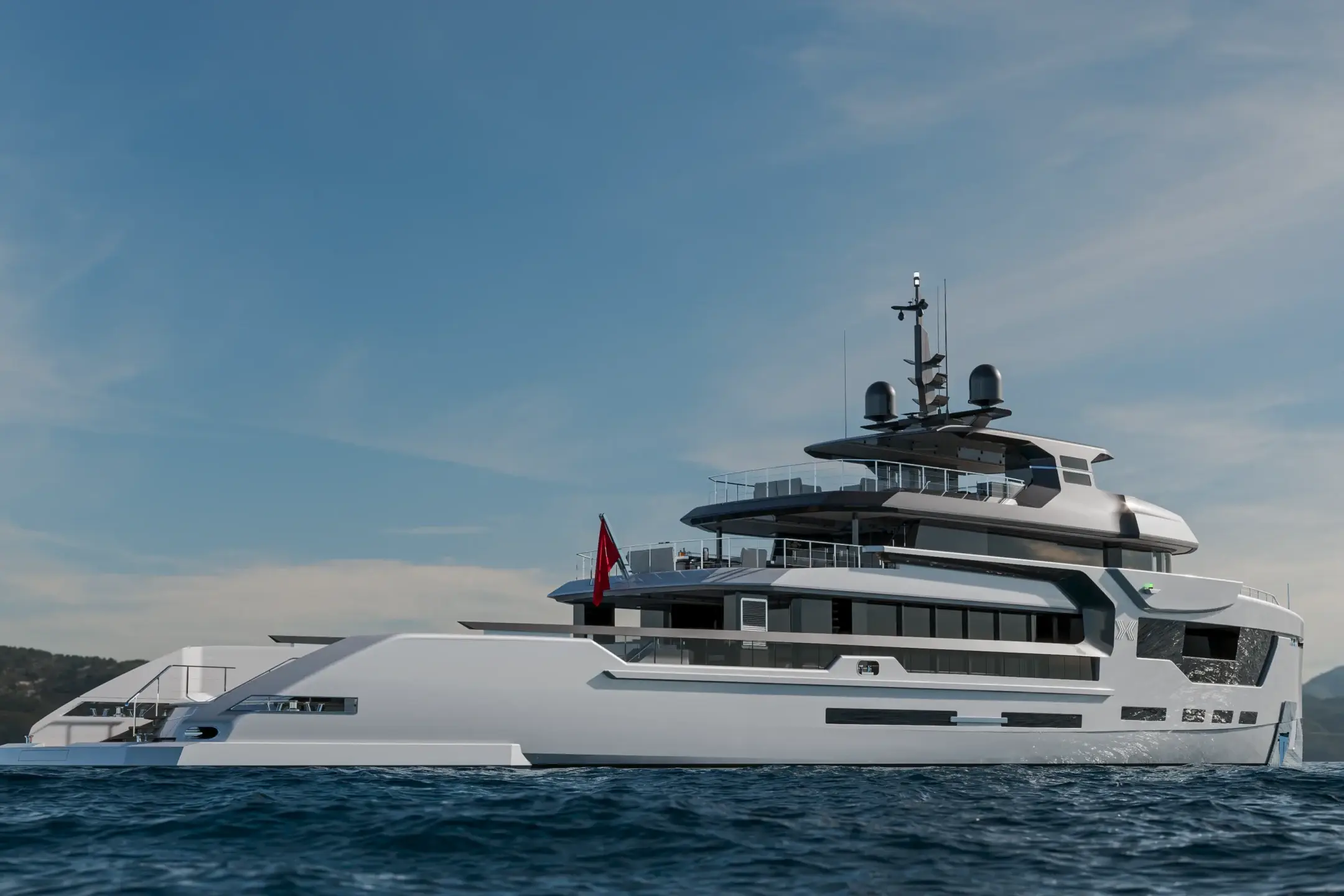 K Petra Core yacht animation