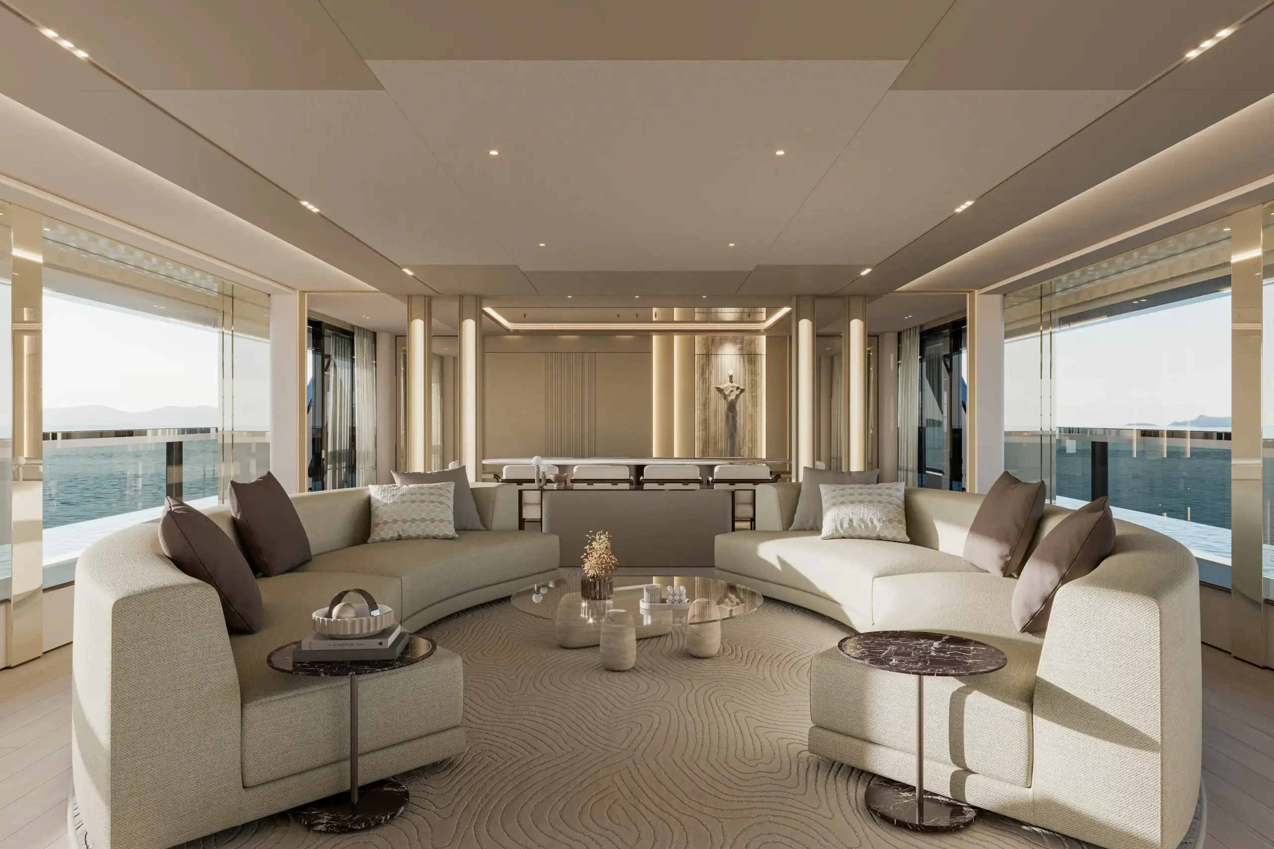 Extra X130 Triplex interior visualization highlighting seamless three-level living