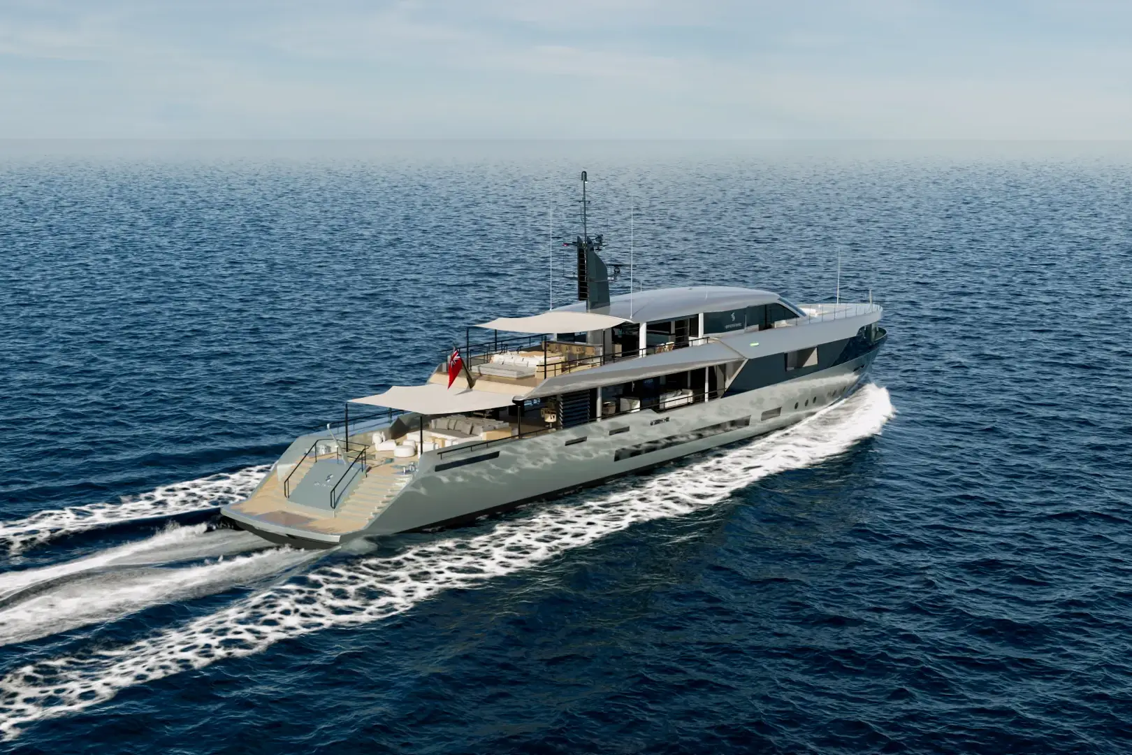 Spitfire cinematic yacht animation by Meta Design Studio