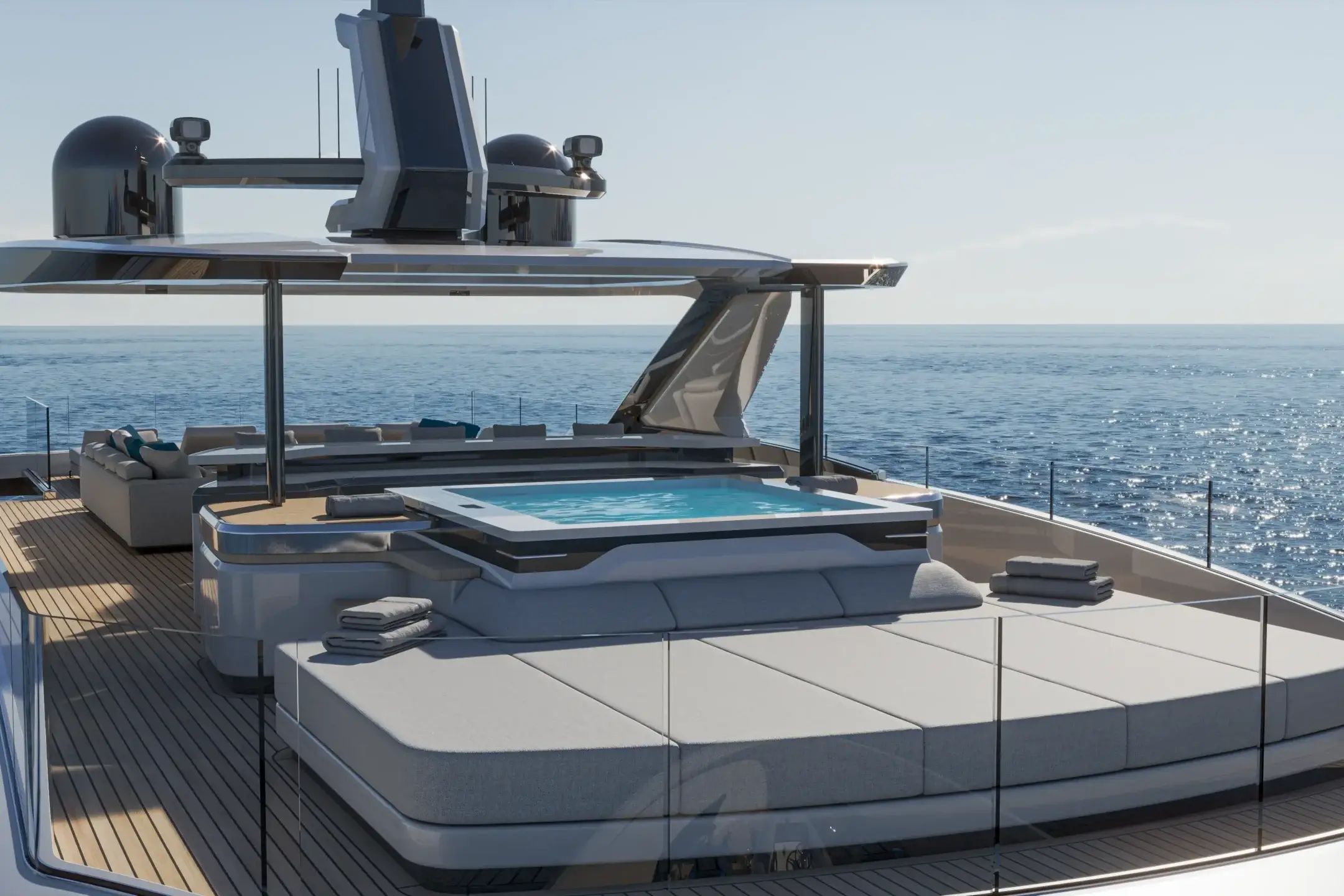Baglietto DOM 155 yacht animation by meta ds